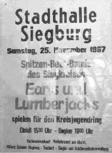 1967_LumberJacks_Stadthalle Siegburg